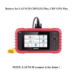 Battery Replacement for LAUNCH CRP123X Plus CRP129X Plus Scanner